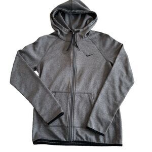 Nike All Time Full-Zip Therma Training Hoodie Gray 683656-012 Women’s XS